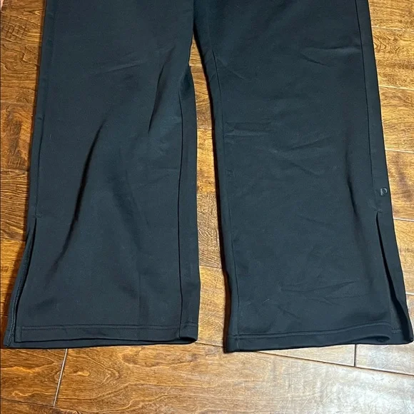 Pact Black Wide Leg/Waistband Sweatpants, size XXL